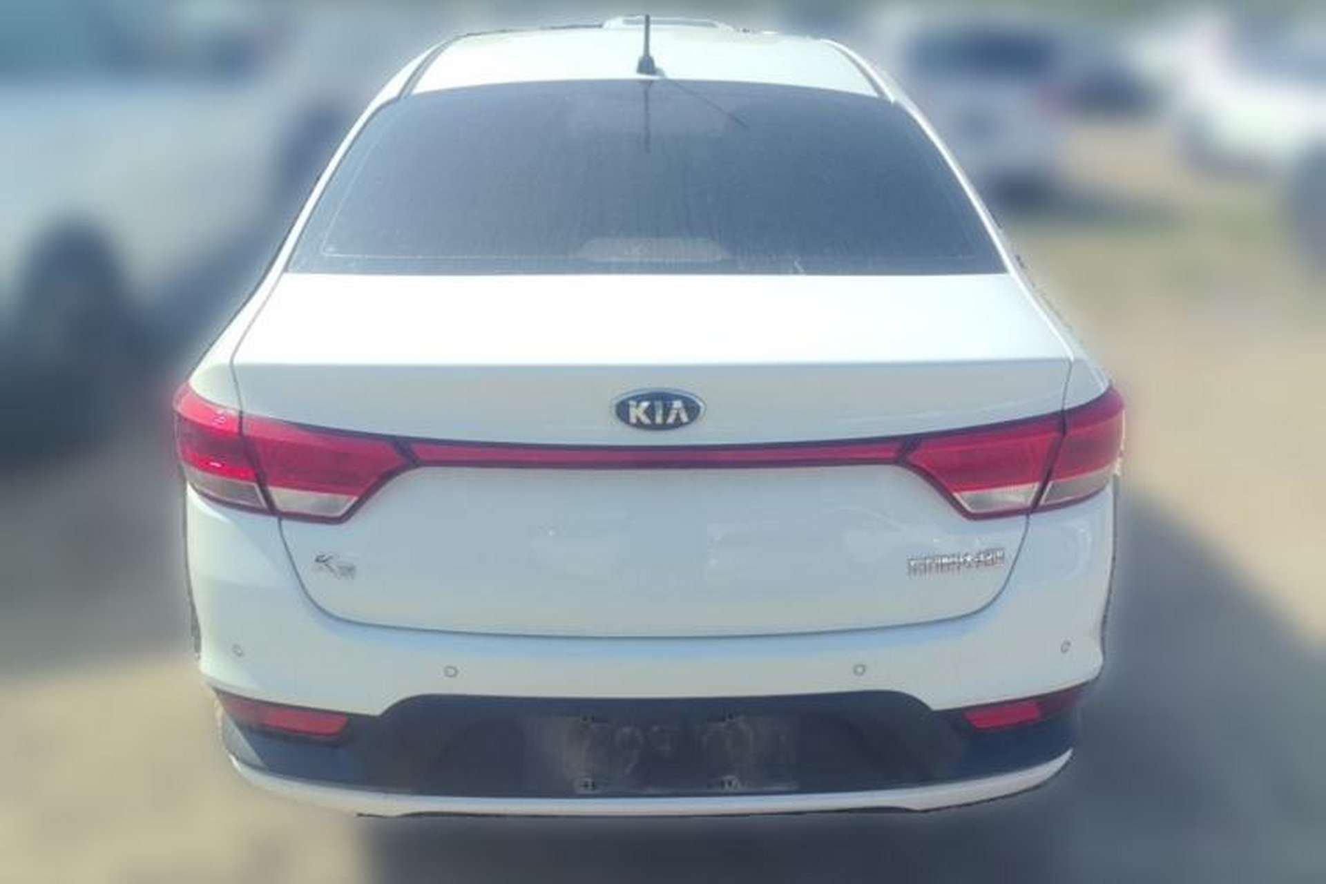 Used Kia K2 2017 Sedan 1.4L Manual Transmission GLS Rear