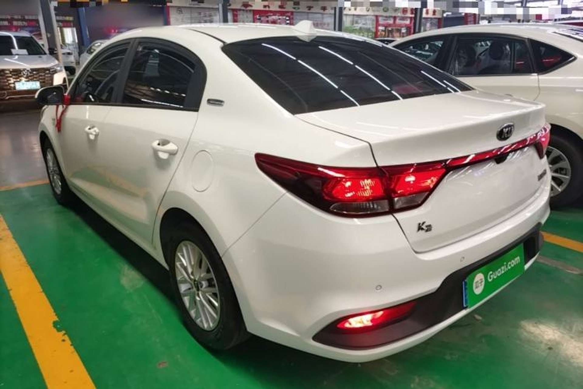 Used Kia K2 2017 Sedan 1.4L Automatic Transmission 15th Anniversary Special Edition GLS Rear Left 45 Deg