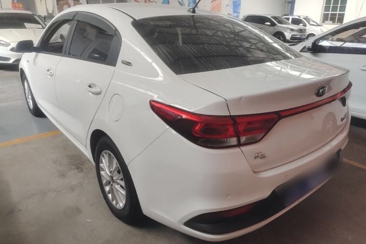 Used Kia K2 2017 Sedan 1.4L Manual Transmission 15th Anniversary Special Edition GLS Rear Left 45 Deg