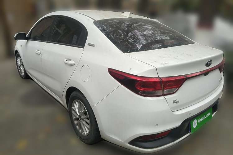 Used Kia K2 2017 Sedan 1.4L Automatic GLS Rear Left 45 Deg
