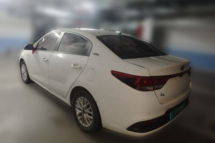 Used Kia K2 2017 Sedan 1.4L Automatic Transmission 15th Anniversary Special Edition GLS Rear Left 45 Deg