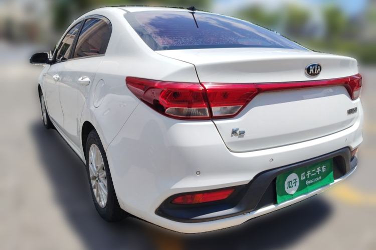 Used Kia K2 2017 Sedan 1.4L Manual Transmission GLS Rear Left 45 Deg