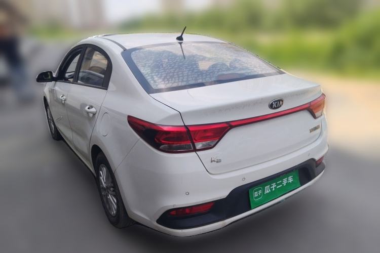 Used Kia K2 2017 Sedan 1.4L Manual Transmission GL Rear Left 45 Deg