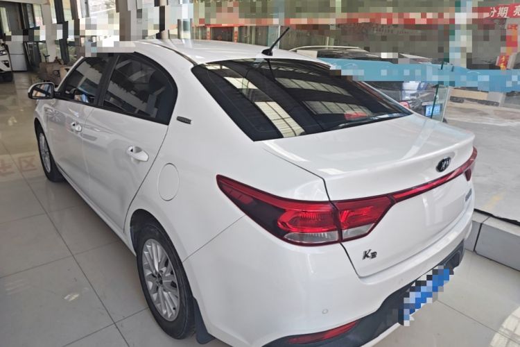 Used Kia K2 2017 Sedan 1.4L Manual Transmission 15th Anniversary Special Edition GLS Rear Left 45 Deg