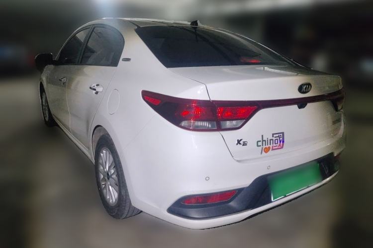 Used Kia K2 2017 Sedan 1.4L Automatic Transmission 15th Anniversary Special Edition GLS Rear Left 45 Deg