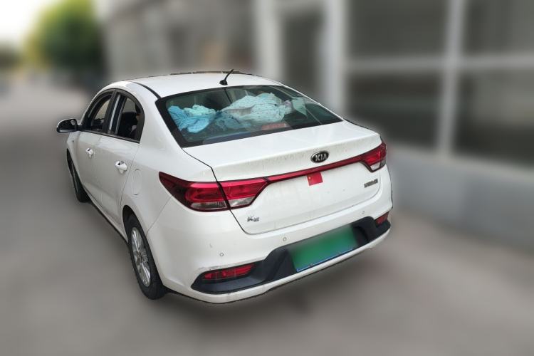 Used Kia K2 2017 Sedan 1.4L Manual Transmission GLS Rear Left 45 Deg