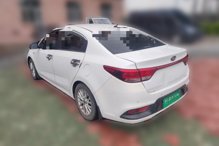 Used Kia K2 2017 Sedan 1.4L Manual Transmission GLS Rear Left 45 Deg