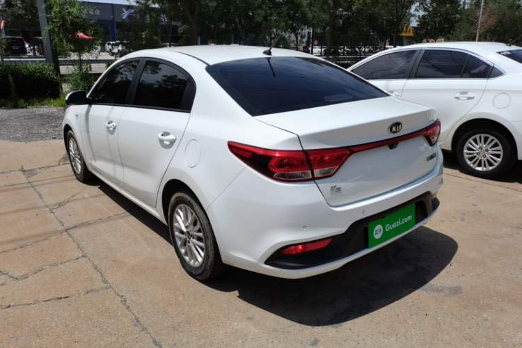 Used Kia K2 2017 Sedan 1.4L Automatic GLS Rear Left 45 Deg