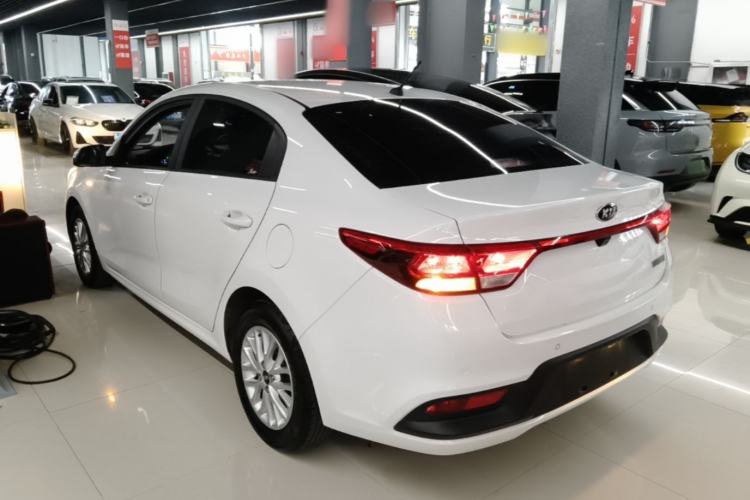 Used Kia K2 2017 Sedan 1.4L Automatic GLS Rear Left 45 Deg