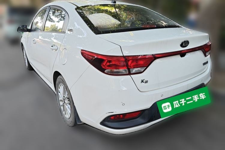 Used Kia K2 2017 Sedan 1.4L Automatic Transmission 15th Anniversary Special Edition GLS Rear Left 45 Deg