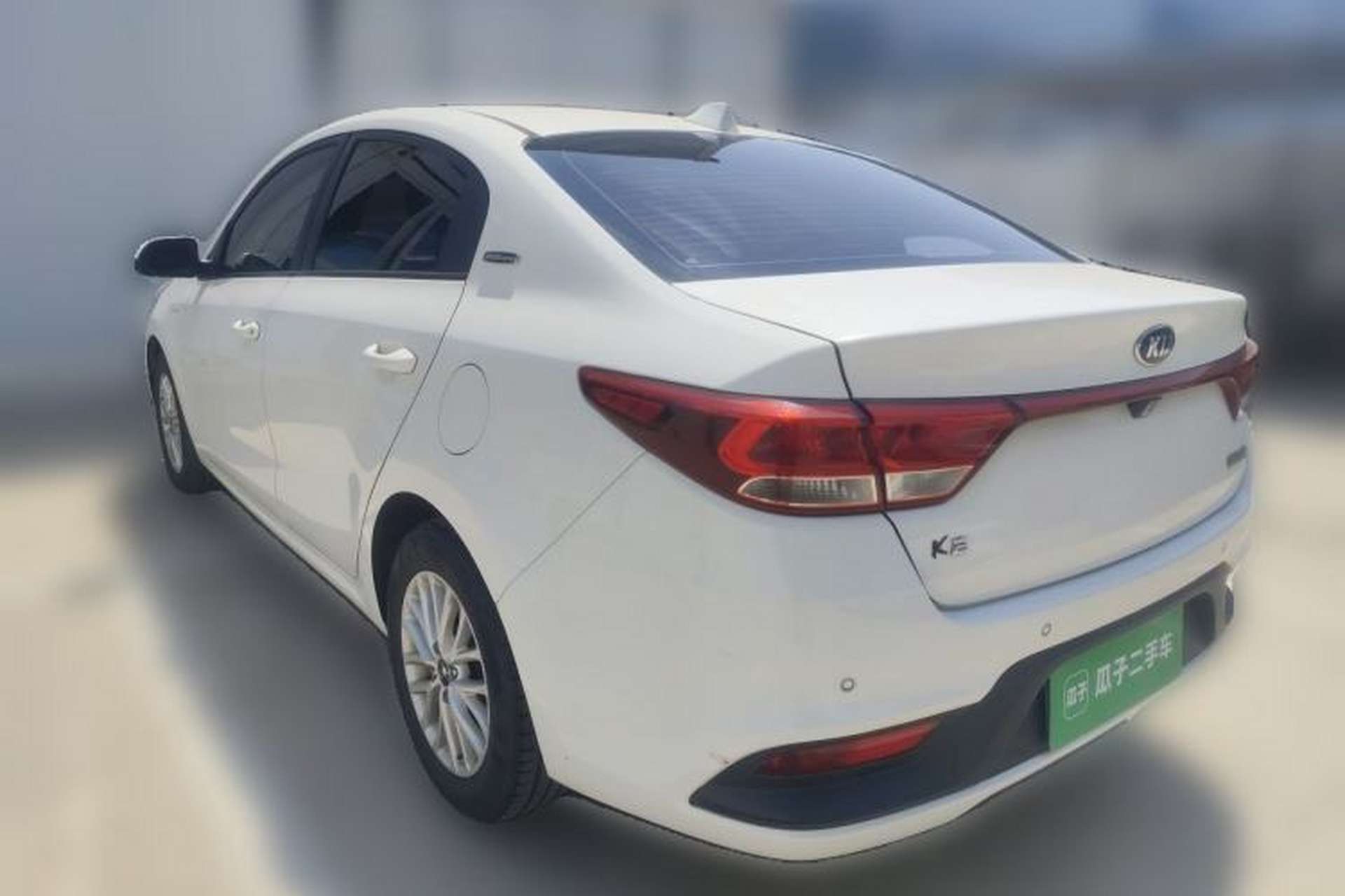 Used Kia K2 2017 Sedan 1.4L Automatic Transmission 15th Anniversary Special Edition GLS Rear Left 45 Deg