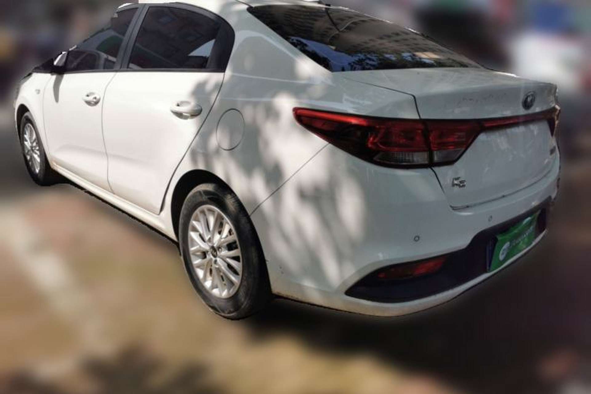 Used Kia K2 2017 Sedan 1.4L Manual Transmission GLS Rear Left 45 Deg