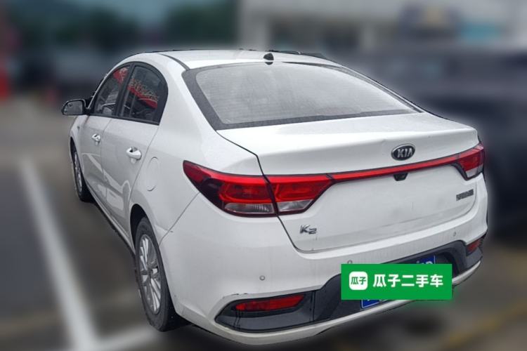 Used Kia K2 2017 Sedan 1.4L Automatic GLS Rear Left 45 Deg