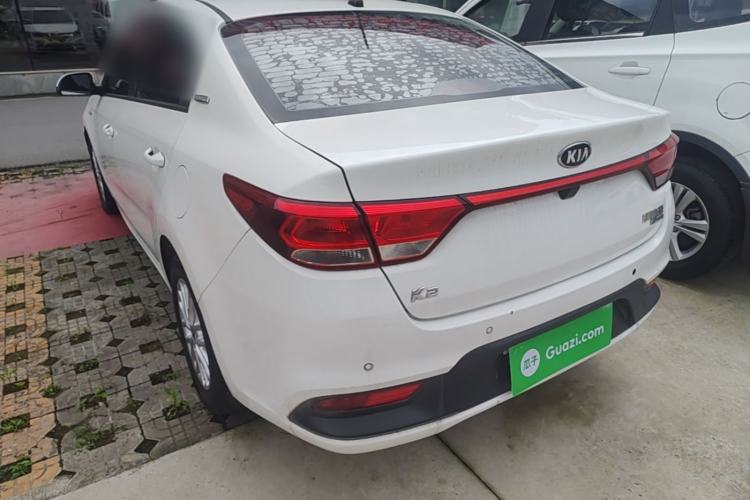 Used Kia K2 2017 Sedan 1.4L Automatic Transmission 15th Anniversary Special Edition GLS Rear Left 45 Deg