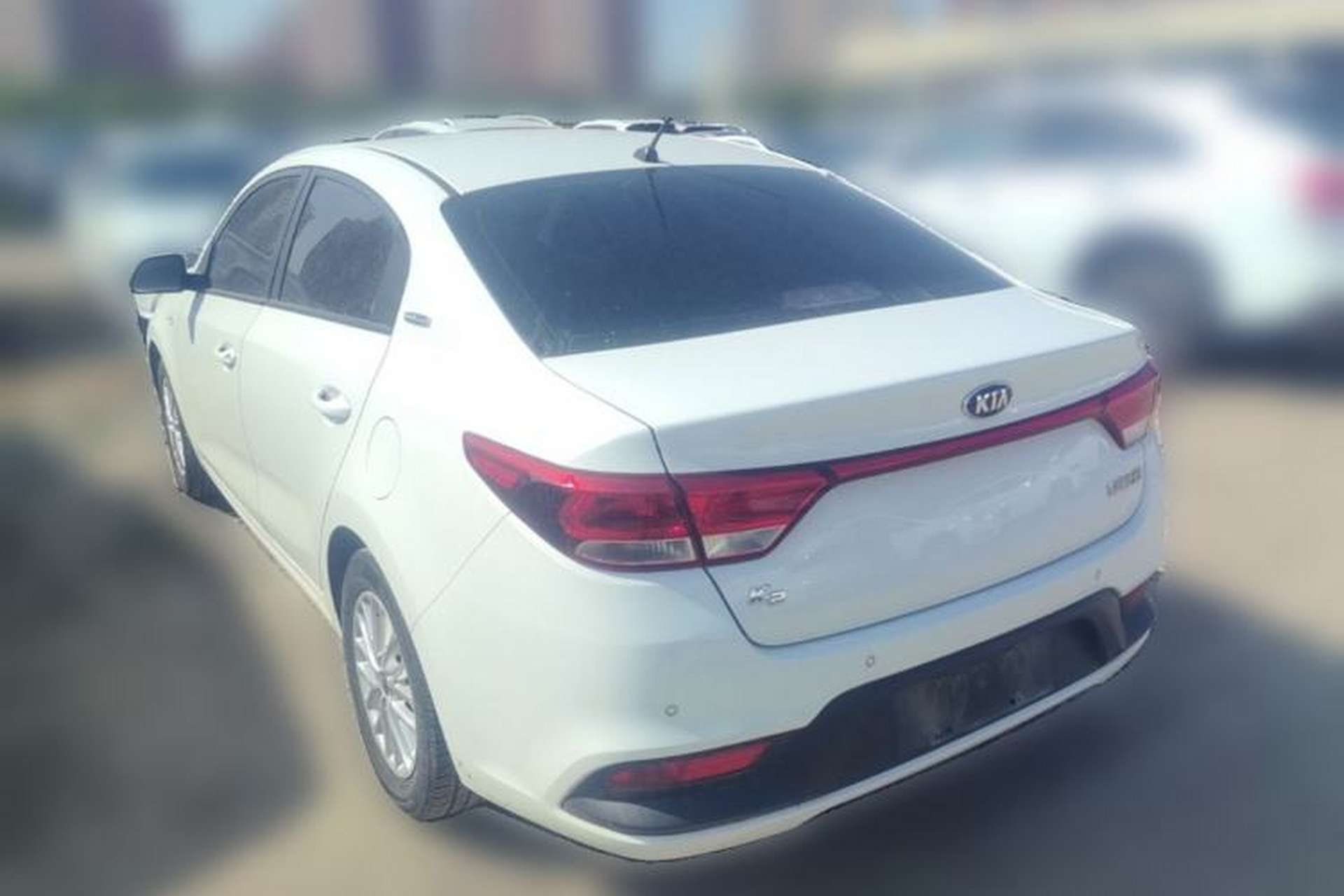 Used Kia K2 2017 Sedan 1.4L Manual Transmission GLS Rear Left 45 Deg