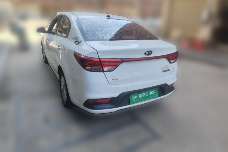 Used Kia K2 2017 Sedan 1.4L Manual Transmission 15th Anniversary Special Edition GLS Rear Left 45 Deg
