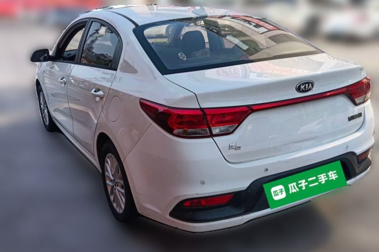 Used Kia K2 2017 Sedan 1.4L Manual Transmission GLS Rear Left 45 Deg