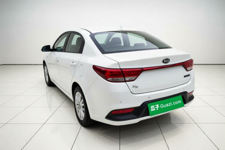 Used Kia K2 2017 Sedan 1.4L Manual Transmission GLS Rear Left 45 Deg