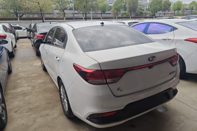 Used Kia K2 2017 Sedan 1.4L Automatic GLS Rear Left 45 Deg