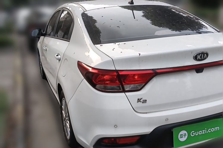 Used Kia K2 2017 Sedan 1.4L Automatic GLS Rear Left 45 Deg