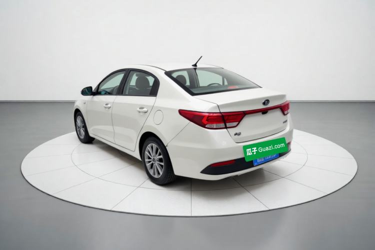 Used Kia K2 2017 Sedan 1.4L Automatic Transmission 15th Anniversary Special Edition GLS Rear Left 45 Deg
