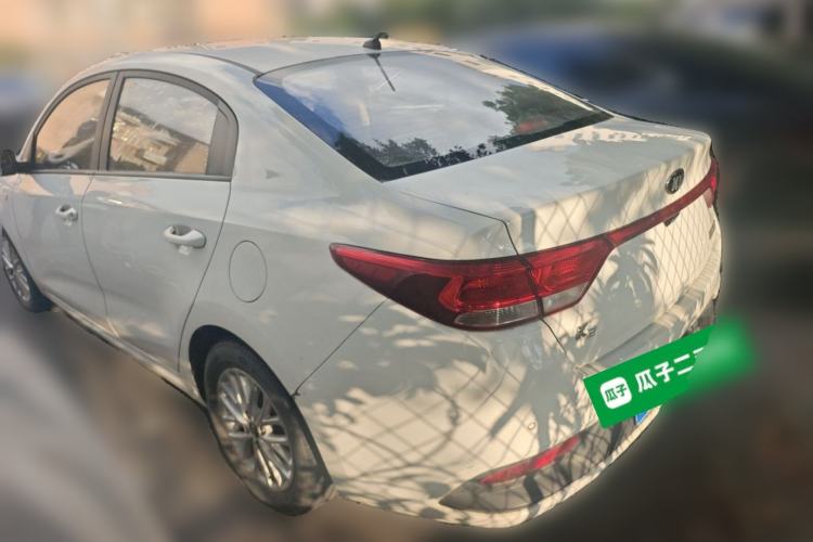 Used Kia K2 2017 Sedan 1.4L Automatic Transmission 15th Anniversary Special Edition GLS Rear Left 45 Deg