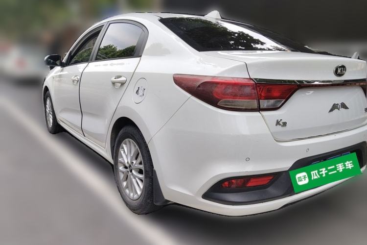 Used Kia K2 2017 Sedan 1.4L Manual Transmission GLS Rear Left 45 Deg
