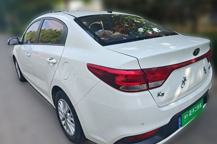 Used Kia K2 2017 Sedan 1.4L Manual Transmission GLS Rear Left 45 Deg