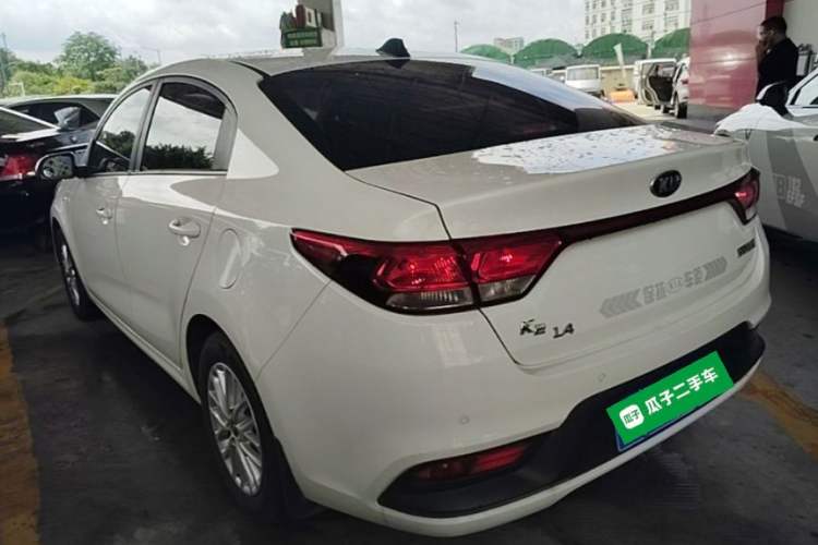 Used Kia K2 2017 Sedan 1.4L Manual Transmission GLS Rear Left 45 Deg
