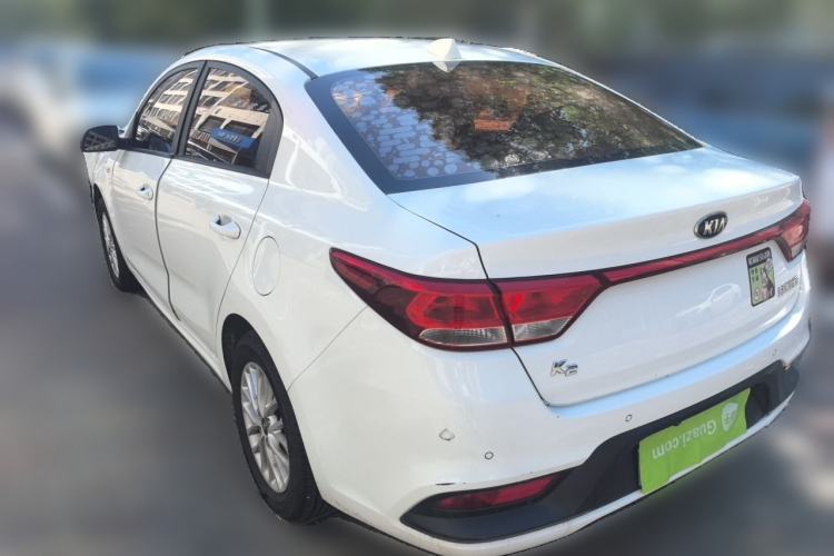 Used Kia K2 2017 Sedan 1.4L Manual Transmission GLS Rear Left 45 Deg