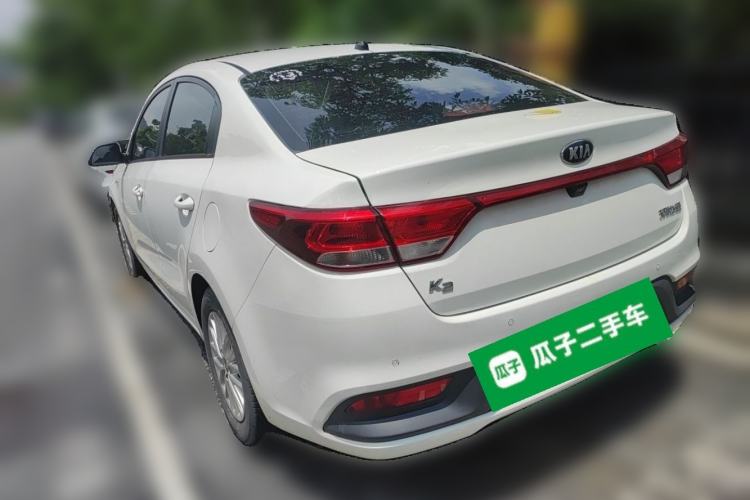 Used Kia K2 2017 Sedan 1.4L Automatic GLS Rear Left 45 Deg