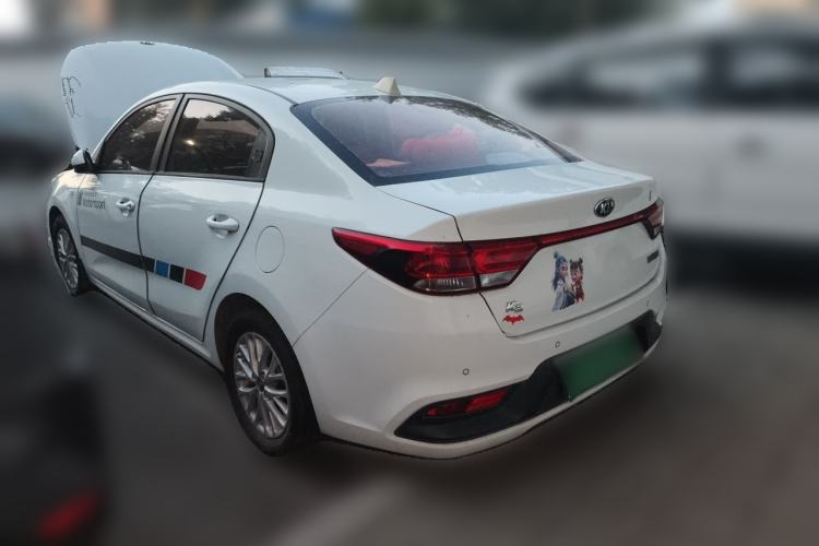 Used Kia K2 2017 Sedan 1.4L Manual Transmission GLS Rear Left 45 Deg