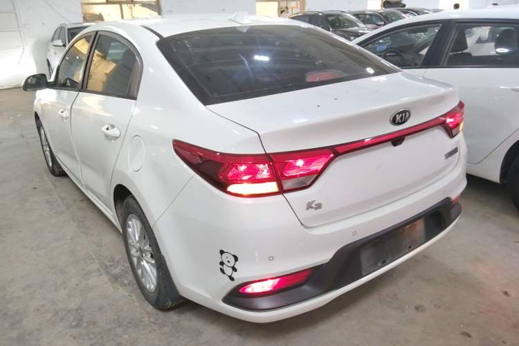 Used Kia K2 2017 Sedan 1.4L Automatic GLS Rear Left 45 Deg