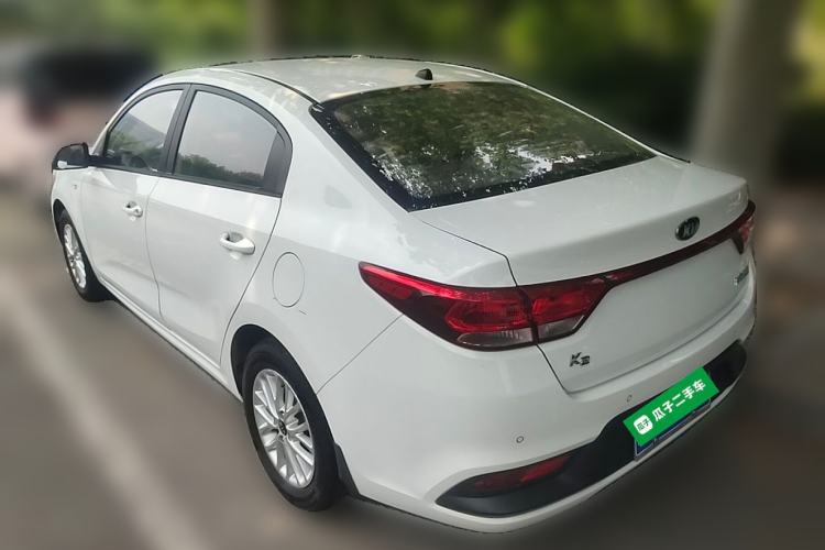 Used Kia K2 2017 Sedan 1.4L Manual Transmission GLS Rear Left 45 Deg