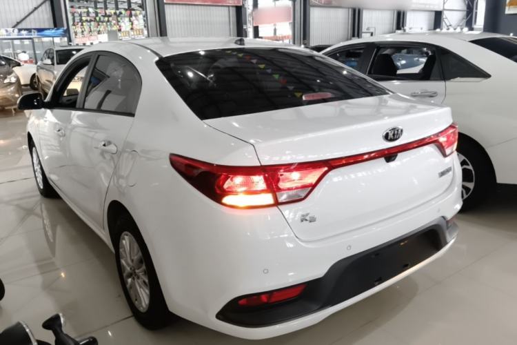 Used Kia K2 2017 Sedan 1.4L Automatic GLS Rear Left 45 Deg