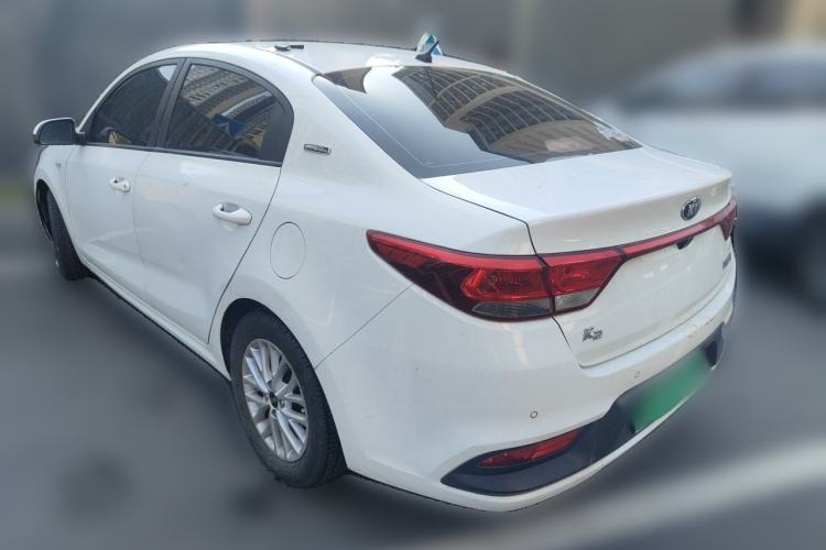Used Kia K2 2017 Sedan 1.4L Automatic Transmission 15th Anniversary Special Edition GLS Rear Left 45 Deg