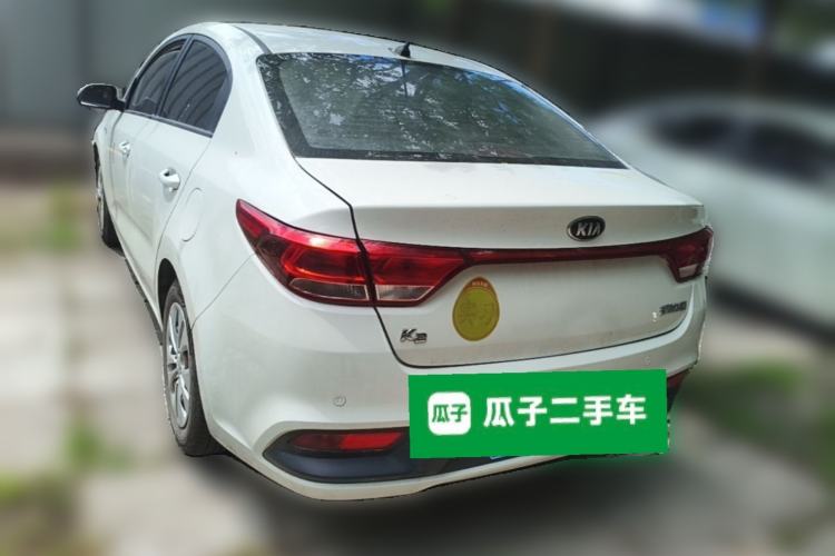 Used Kia K2 2017 Sedan 1.4L Automatic GLS Rear Left 45 Deg