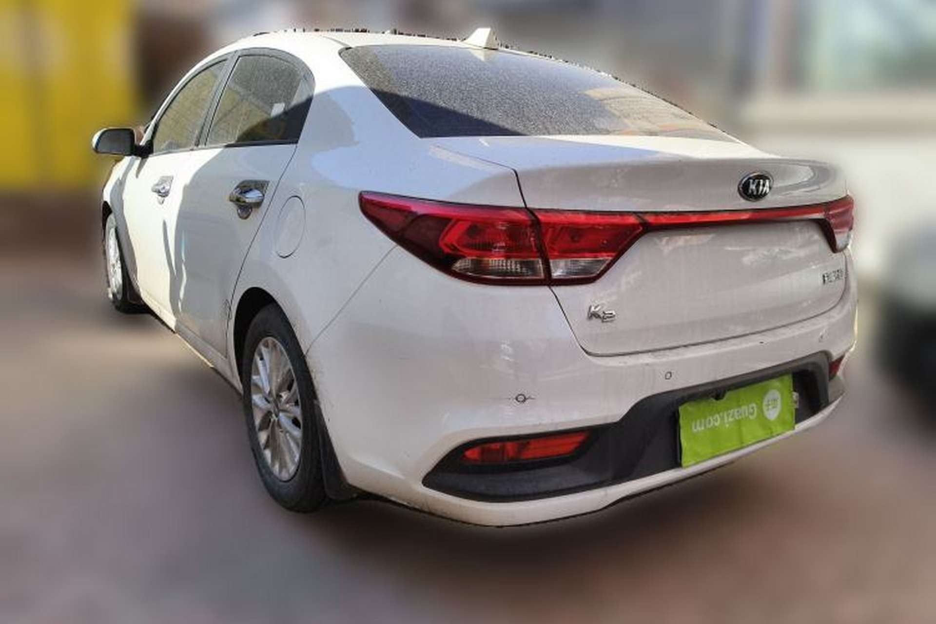 Used Kia K2 2017 Sedan 1.4L Manual Transmission 15th Anniversary Special Edition GLS Rear Left 45 Deg