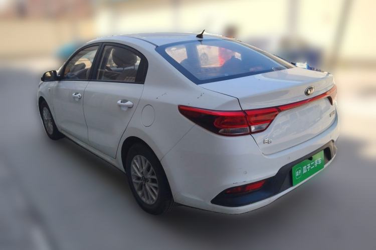 Used Kia K2 2017 Sedan 1.4L Manual Transmission GLS Rear Left 45 Deg