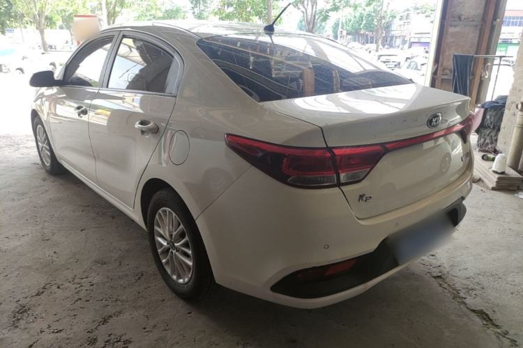 Used Kia K2 2017 Sedan 1.4L Manual Transmission GLS Rear Left 45 Deg