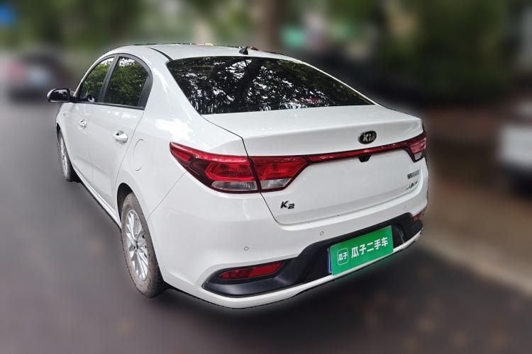 Used Kia K2 2017 Sedan 1.4L Automatic GLS Rear Left 45 Deg