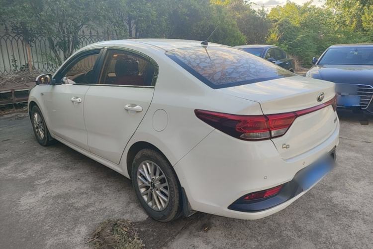 Used Kia K2 2017 Sedan 1.4L Manual Transmission GLS Rear Left 45 Deg
