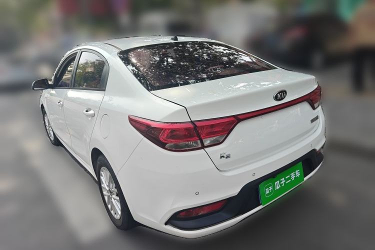 Used Kia K2 2017 Sedan 1.4L Manual Transmission GLS Rear Left 45 Deg
