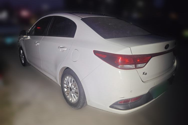 Used Kia K2 2017 Sedan 1.4L Manual Transmission GLS Rear Left 45 Deg