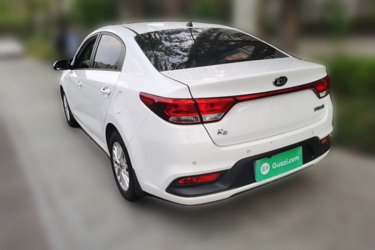 Used Kia K2 2017 Sedan 1.4L Manual Transmission GLS Rear Left 45 Deg