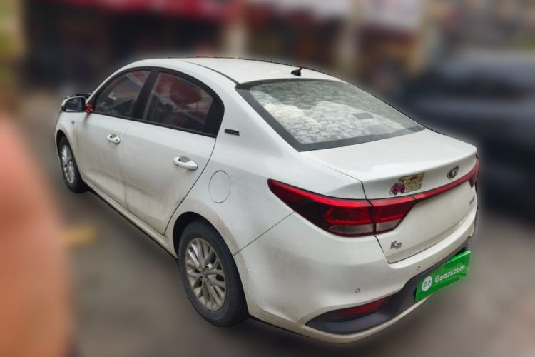 Used Kia K2 2017 Sedan 1.4L Manual Transmission 15th Anniversary Special Edition GLS Rear Left 45 Deg