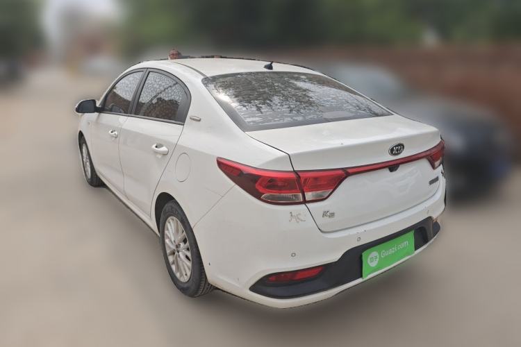Used Kia K2 2017 Sedan 1.4L Automatic Transmission 15th Anniversary Special Edition GLS Rear Left 45 Deg
