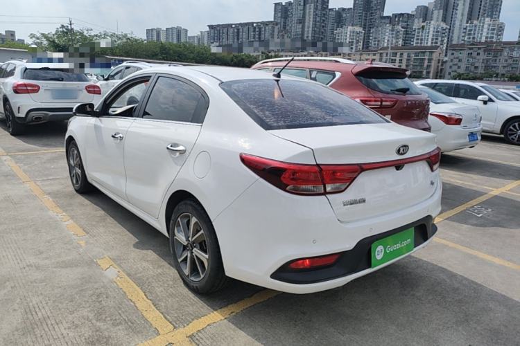 Used Kia K2 2017 Sedan 1.6L AT Premium Rear Left 45 Deg