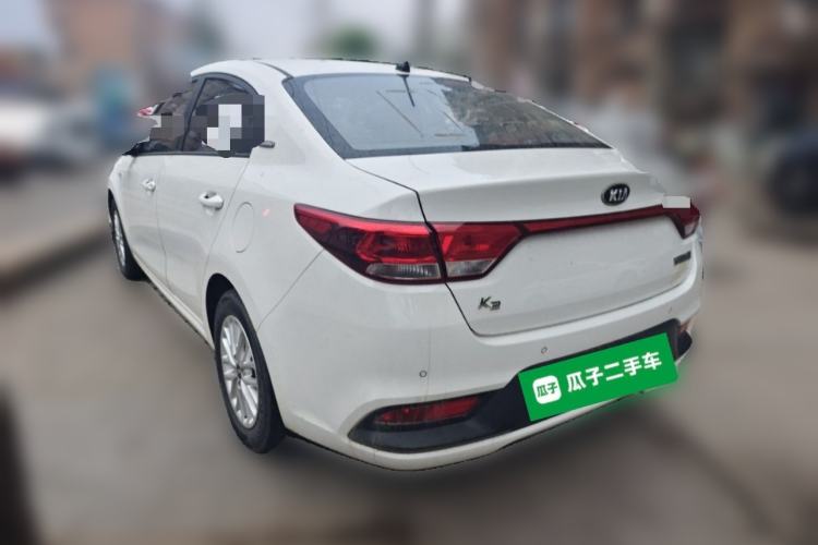 Used Kia K2 2017 Sedan 1.4L Manual Transmission 15th Anniversary Special Edition GLS Rear Left 45 Deg