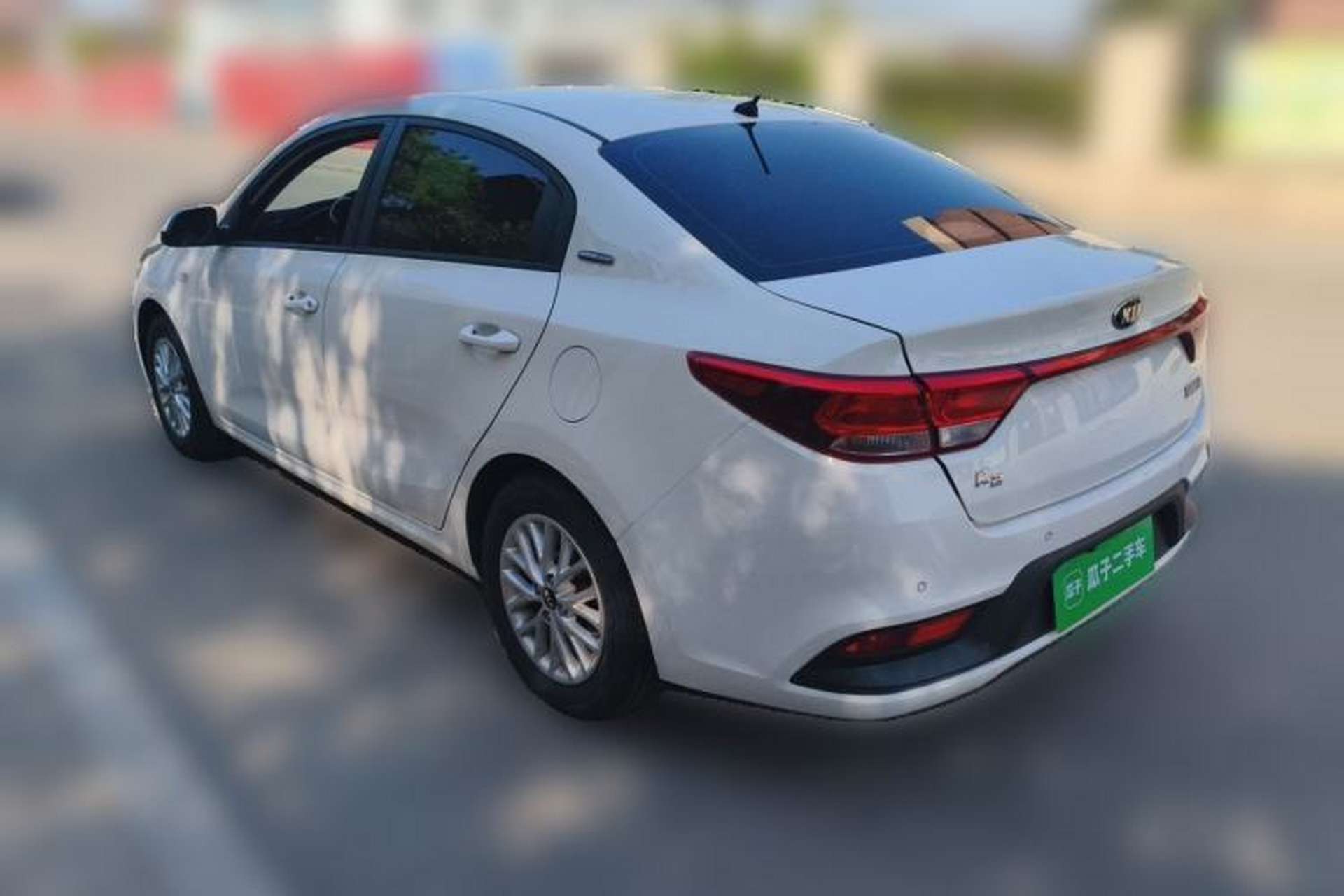 Used Kia K2 2017 Sedan 1.4L Manual Transmission 15th Anniversary Special Edition GLS Rear Left 45 Deg